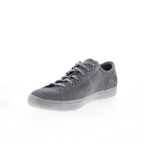 Rockport CL Colle Tie CI7276 Mens Gray Wide Suede Lifestyle Sneakers Shoes