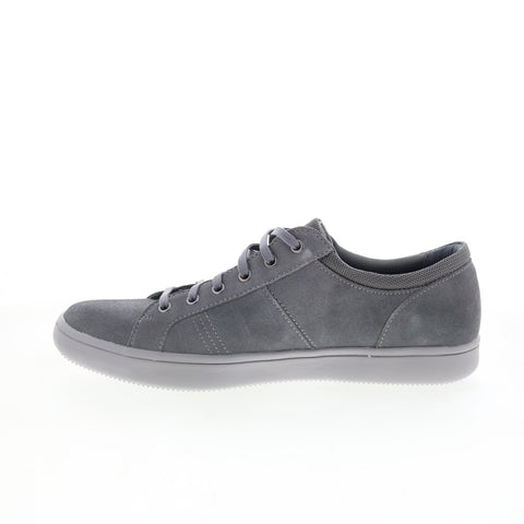 Rockport CL Colle Tie CI7276 Mens Gray Wide Suede Lifestyle Sneakers Shoes