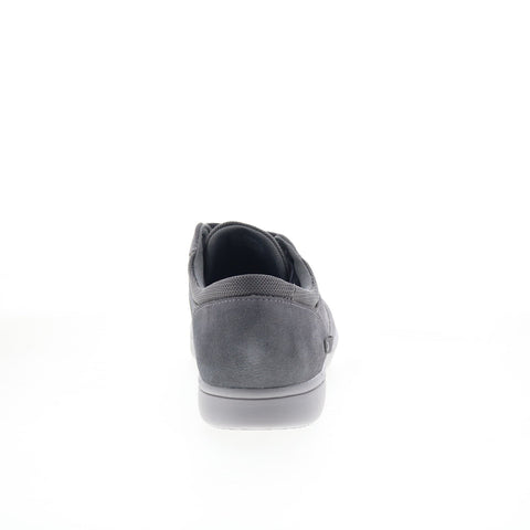 Rockport CL Colle Tie CI7276 Mens Gray Wide Suede Lifestyle Sneakers Shoes