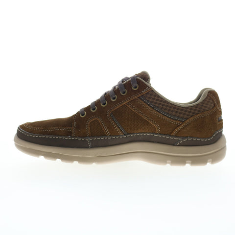 Rockport Get Your Kicks Mudguard Blucher Mens Brown Wide Sneakers Shoes
