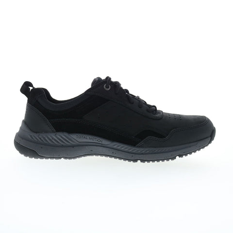 Rockport Total Motion Trail Ubal Waterproof Mens Black Wide Sneakers Shoes