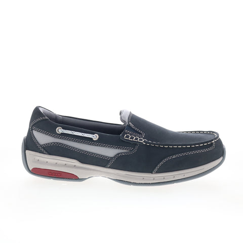 Dunham Captain Venetian Mens Blue Extra Extra Wide 6E Loafers Boat Shoes