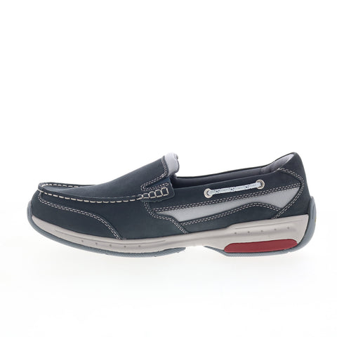 Dunham Captain Venetian Mens Blue Extra Extra Wide 6E Loafers Boat Shoes