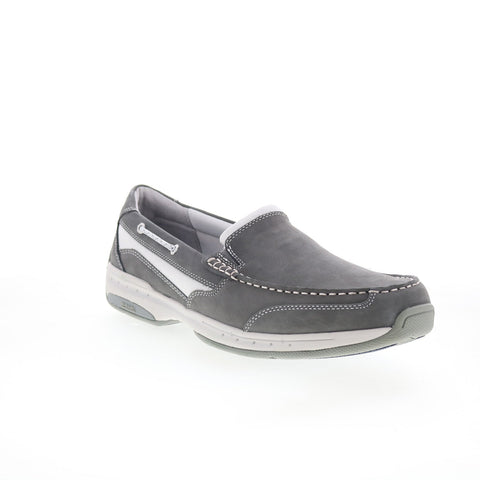 Dunham Captain Venetian CI8216 Mens Gray Loafers & Slip Ons Boat Shoes