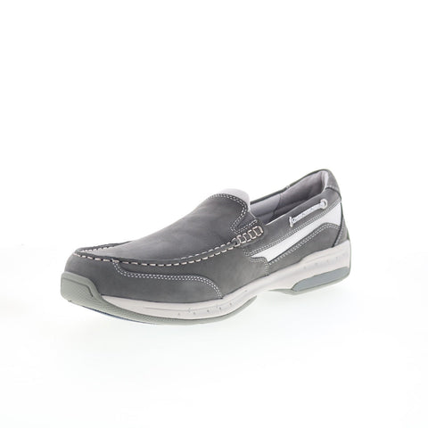 Dunham Captain Venetian CI8216 Mens Gray Loafers & Slip Ons Boat Shoes