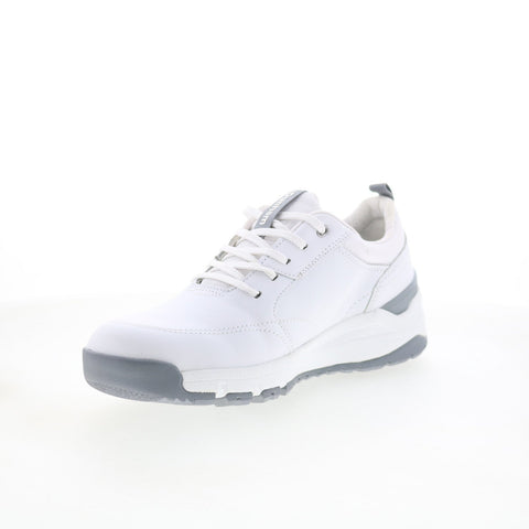 Dunham Glastonbury Waterproof Ubal Mens White Lifestyle Sneakers Shoes