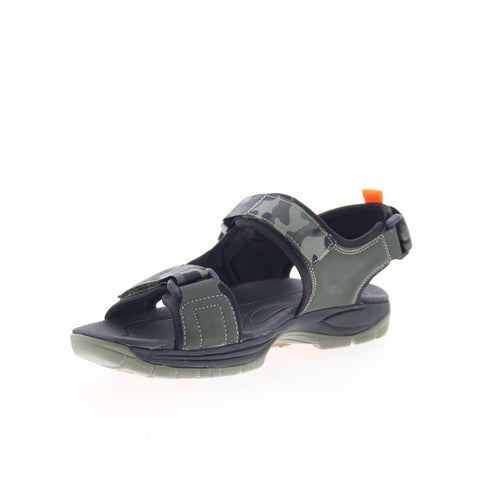 Dunham Nolan Water Friendly CI8223 Mens Green Leather Sport Sandals Shoes