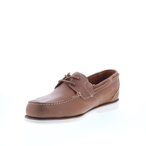 Rockport Southport Boat Shoe Mens Brown Wide Loafers & Slip Ons Boat Shoes