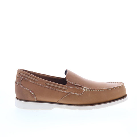 Rockport Southport Venetian Mens Brown Wide Loafers & Slip Ons Casual Shoes