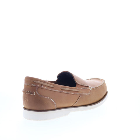 Rockport Southport Venetian Mens Brown Wide Loafers & Slip Ons Casual Shoes