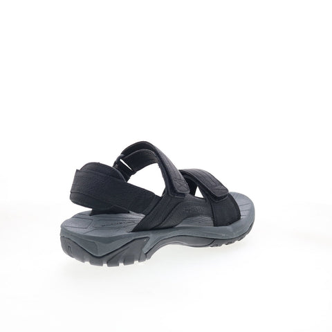 Rockport Byron Quarter Strap CI8911 Mens Black Leather Sport Sandals Shoes