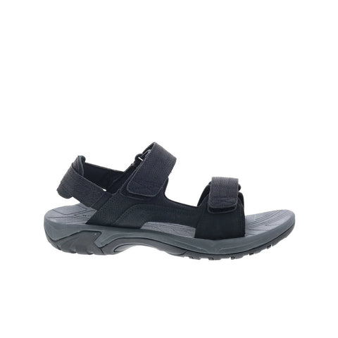 Rockport Byron Quarter Strap CI8911 Mens Black Leather Sport Sandals Shoes