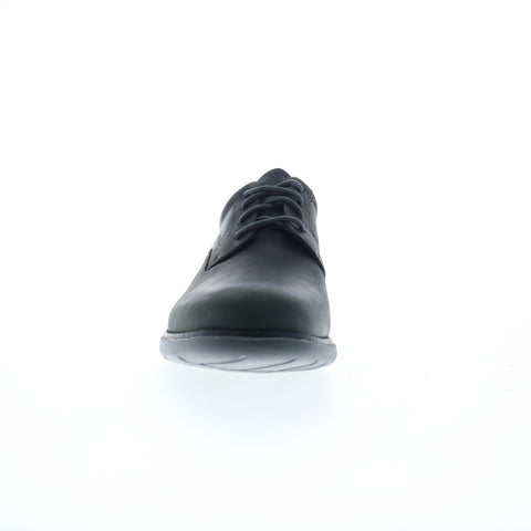 Rockport Garett Plain Toe Mens Gray Wide Oxfords & Lace Ups Plain Toe Shoes