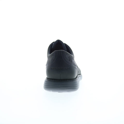 Rockport Garett Plain Toe Mens Gray Oxfords & Lace Ups Plain Toe Shoes