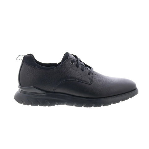 Rockport Total Motion Plain Toe Mens Black Wide Lifestyle Sneakers Shoes