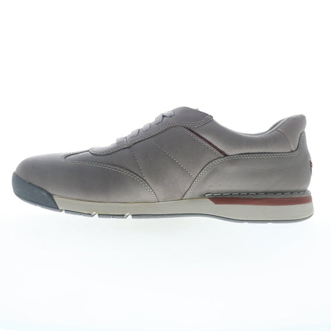 Rockport ProWalker 7200 Plus Mens Gray Wide Leather Lifestyle Sneakers Shoes