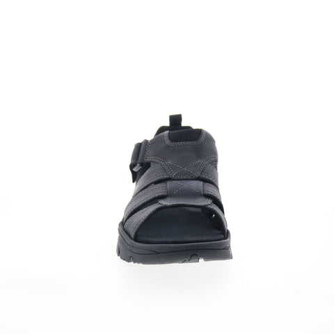 Rockport Rocklake Fisherman CI9179 Mens Black Leather Sport Sandals Shoes