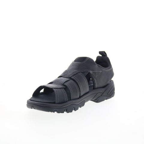 Rockport Rocklake Fisherman CI9179 Mens Black Leather Sport Sandals Shoes
