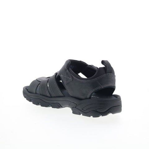 Rockport Rocklake Fisherman CI9179 Mens Black Leather Sport Sandals Shoes