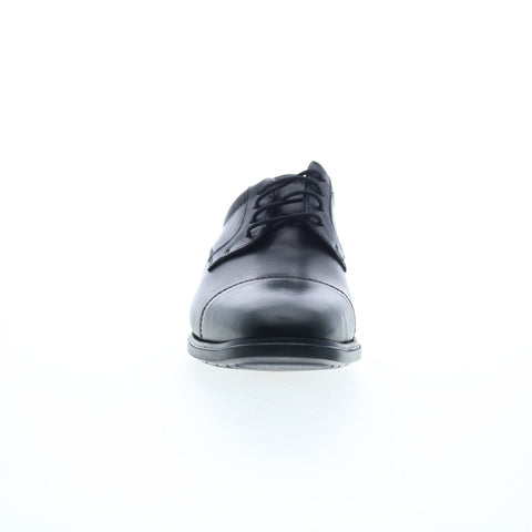 Rockport Dressports Work Cap Toe Mens Black Wide Oxfords Cap Toe Shoes