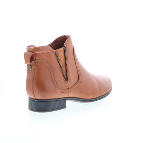 Cobb Hill Crosbie Gore CI9262 Womens Brown Wide Ankle & Booties Boots