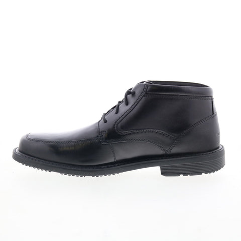 Rockport Style Leader 2 CI9488 Mens Black Leather Lace Up Chukkas Boots