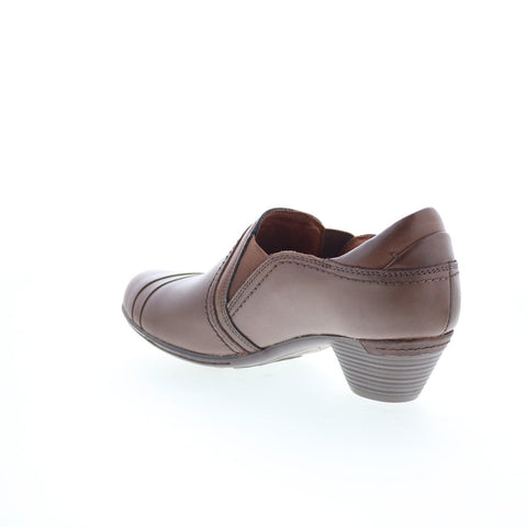 Cobb Hill Laurel Slip-On CI9528 Womens Brown Narrow Ankle & Booties Boots