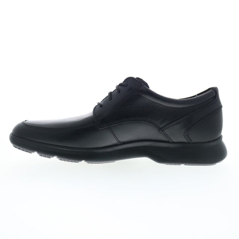 Rockport TruFlex Dressport Apron Toe Mens Black Wide Oxfords Casual Shoes