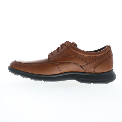 Rockport TruFlex Dressport Apron Toe Mens Brown Wide Oxfords Casual Shoes