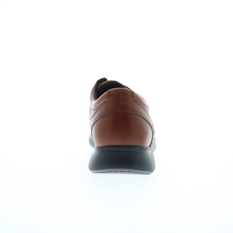 Rockport TruFlex Dressport Apron Toe Mens Brown Wide Oxfords Casual Shoes