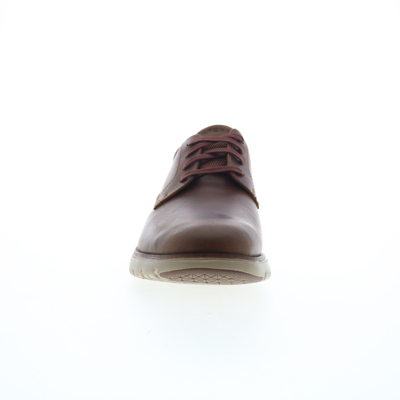 Rockport Total Motion Sport Plain Toe Oxford Mens Brown Oxfords Shoes ...