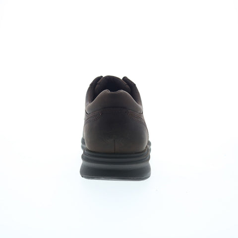 Rockport Total Motion City Apron Toe Waterproof Mens Brown Wide Oxfords Shoes