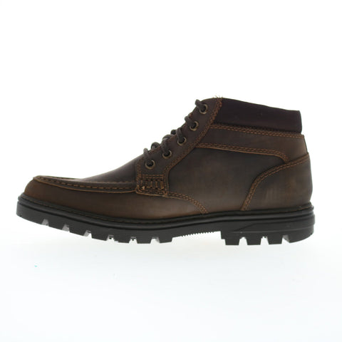 Rockport Weather Ready Eng Moc Toe Boot Mens Brown Casual Dress Boots