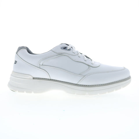 Rockport ProWalker Next Ubal Mens White Wide Lifestyle Sneakers Shoes