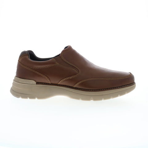 Rockport ProWalker Next Slip On Mens Brown Wide Lifestyle Sneakers Shoes