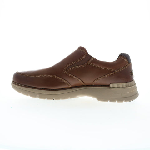 Rockport ProWalker Next Slip On Mens Brown Wide Lifestyle Sneakers Shoes