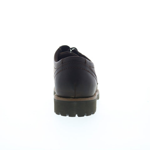 Rockport Mitchell Plain Toe Oxford Mens Brown Wide Oxfords Plain Toe Shoes