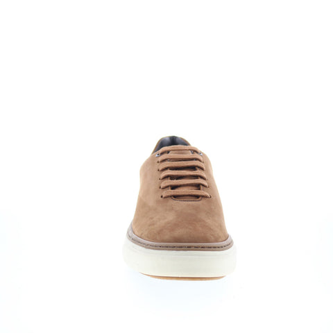Studio Belvedere Lio Mens Brown Leather Lace Up Lifestyle Sneakers Shoes