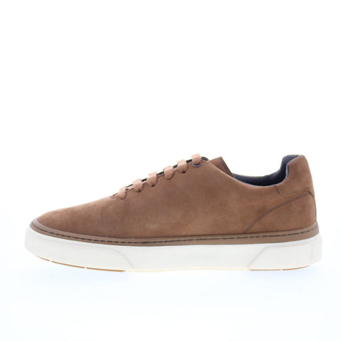 Studio Belvedere Lio Mens Brown Leather Lace Up Lifestyle Sneakers Shoes