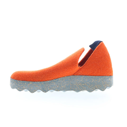 Asportuguesas City CITY-032 Womens Orange Slip On Lifestyle Sneakers Shoes