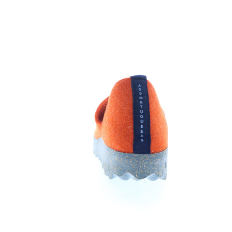 Asportuguesas City CITY-032 Womens Orange Slip On Lifestyle Sneakers Shoes