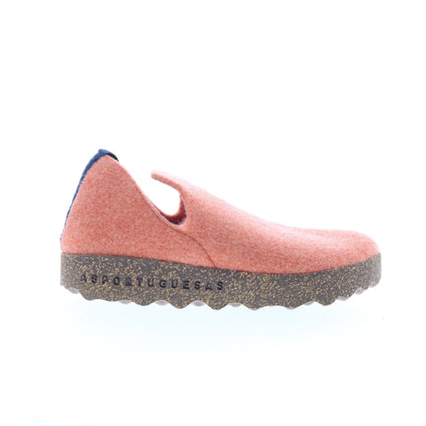 Asportuguesas City CITY-038 Womens Orange Slip On Lifestyle Sneakers Shoes