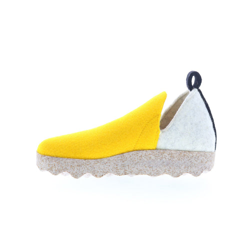 Asportuguesas City CITY086ASP-003 Womens Yellow Lifestyle Sneakers Shoes