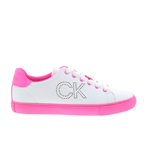 Calvin Klein Cizzo KCCIZZO Womens White Synthetic Lifestyle Sneakers Shoes