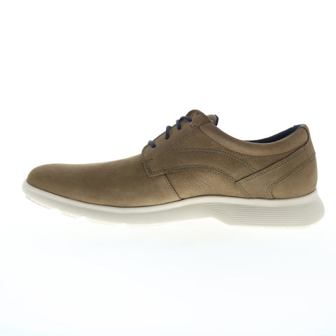 Rockport Truflex Dressport Plain Toe Mens Brown Oxfords Plain Toe Shoes