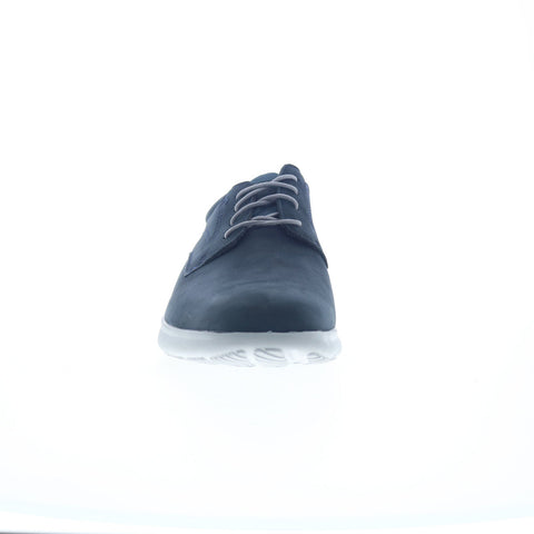 Rockport Truflex Dressport Plain Toe Mens Blue Wide Oxfords Plain Toe Shoes