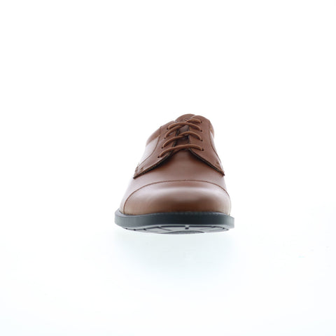 Rockport Dressports Premium Cap Toe Mens Brown Wide Oxfords Cap Toe Shoes