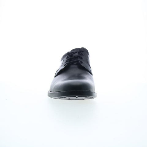 Rockport Dressports Premium Plain Toe Mens Black Wide Oxfords Shoes