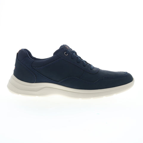 Rockport Patterson Ubal CJ0109 Mens Blue Leather Lifestyle Sneakers Shoes
