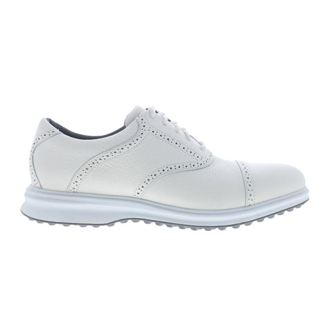 Rockport Total Motion Links Cap Toe Mens White Oxfords Cap Toe Shoes